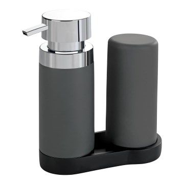 WENKO 54735100 - Pesuasema EASY SQUEEZ-E 15x18 cm harmaa/harmaa