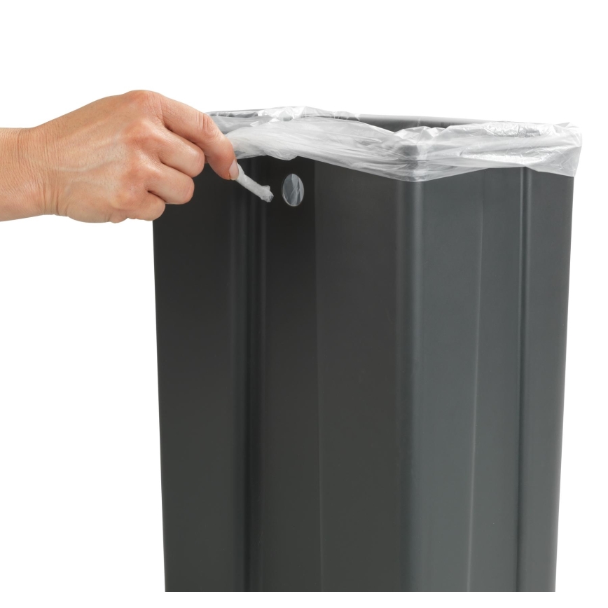 WENKO 54903100 - Ovelle asennettava kori 26x36,5 cm harmaa/hopea