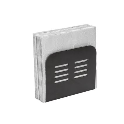 WENKO 55025100-Serviettipidike BLACK OUTDOOR KITCHEN 15x12,5 cm musta