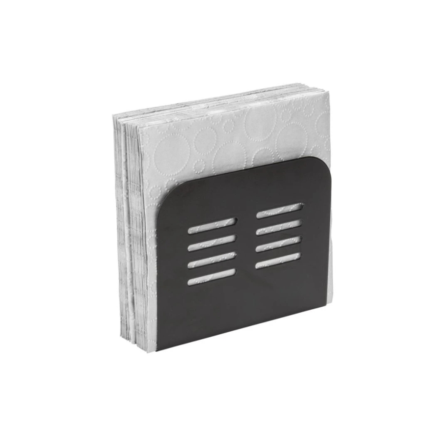 WENKO 55025100-Serviettipidike BLACK OUTDOOR KITCHEN 15x12,5 cm musta