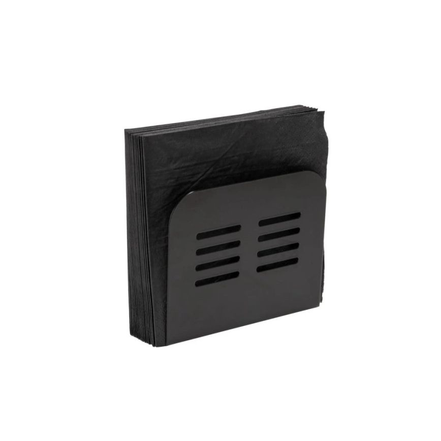 WENKO 55025100-Serviettipidike BLACK OUTDOOR KITCHEN 15x12,5 cm musta