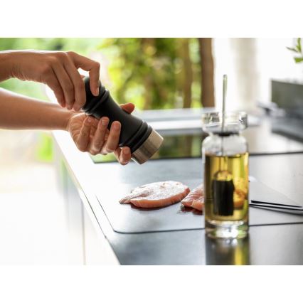 WENKO 55083100-Pippurimylly BLACK OUTDOOR KITCHEN 5x17,5 cm musta/valkoinen