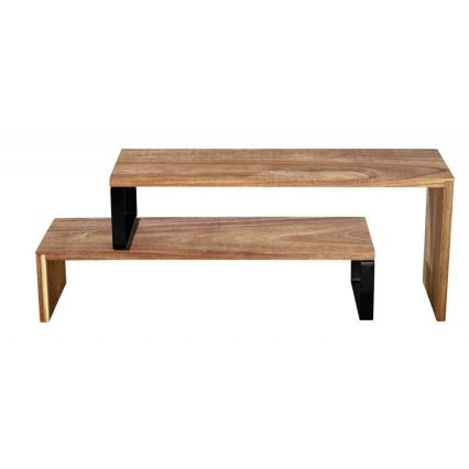 WENKO 55097100-Hylly BLACK OUTDOOR KITCHEN 36x16 cm ruskea/musta