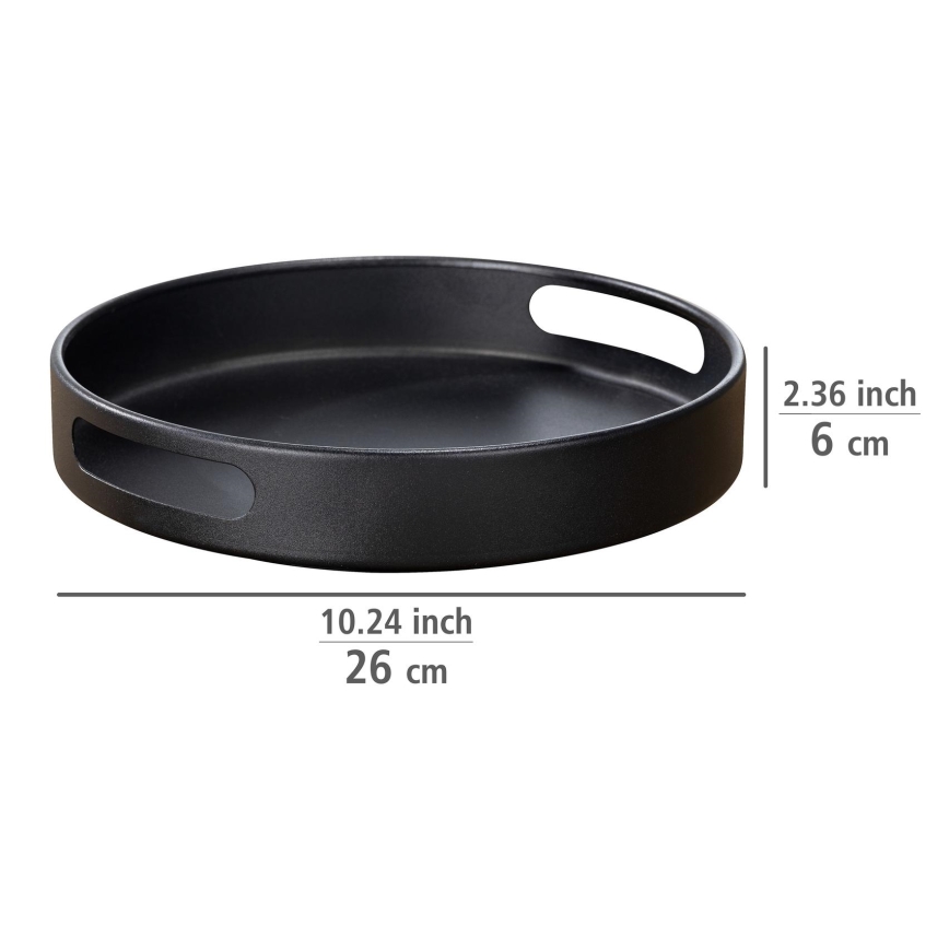 WENKO 55098100 - Tarjotin BLACK OUTDOOR KITCHEN 26x6 cm musta