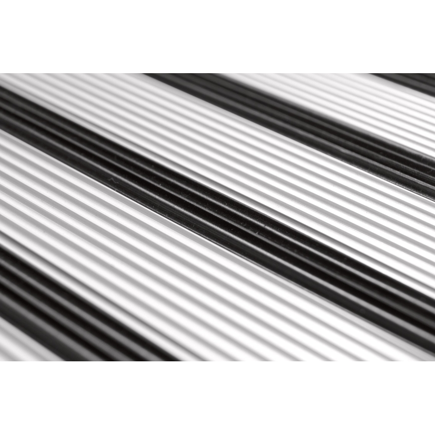 WENKO 601011100 - ALU-DESIGN-tikkaat 44x101 cm hopea/musta