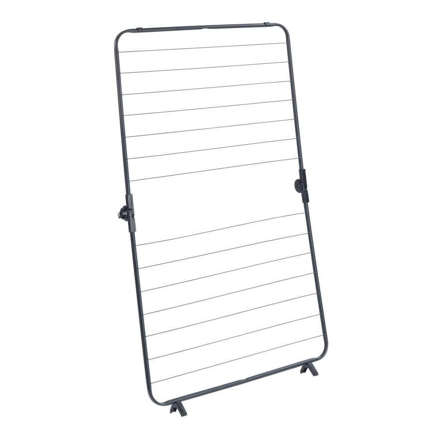 WENKO 63003100 - Pyykinkuivausteline CHAMPION 65x114 cm musta