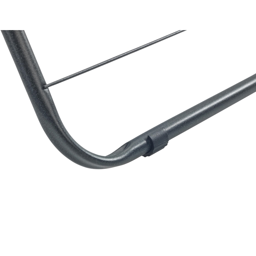 WENKO 63003100 - Pyykinkuivausteline CHAMPION 65x114 cm musta