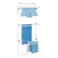 WENKO 63010800 - Pyykinkuivausteline 51x142 cm valkoinen/harmaa