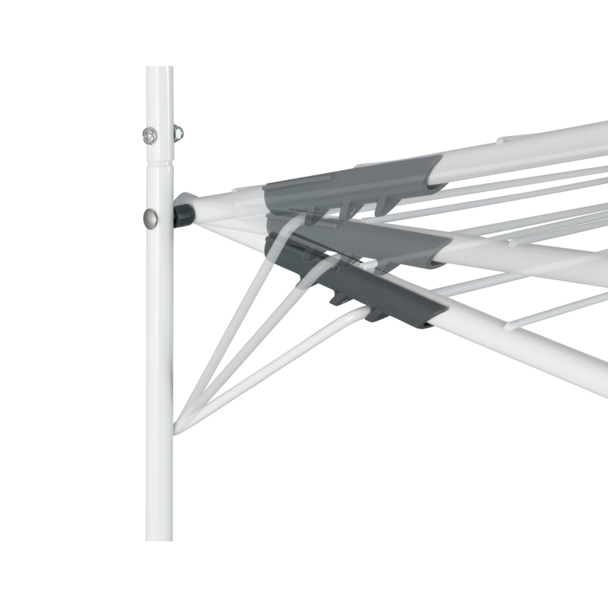 WENKO 63010800 - Pyykinkuivausteline 51x142 cm valkoinen/harmaa