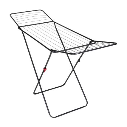 WENKO 63015100 - Pyykinkuivausteline CHAMPION 170x98 cm musta