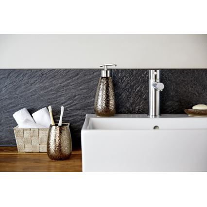 WENKO 69109800 - Kylpyhuonesetti MARRAKESH 12,5x41 cm ruskea