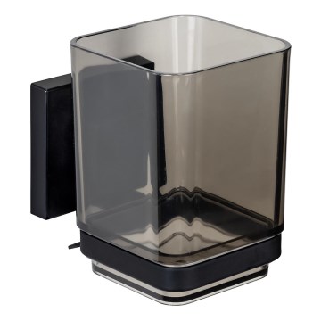 WENKO 71443800 - Muki VACUUM-LOC QUADRO ED 7,5x10 cm musta