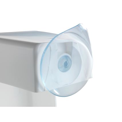 WENKO 73361100-Kylpyjakkara SECURA 40x31 cm valkoinen/läpinäkyvä