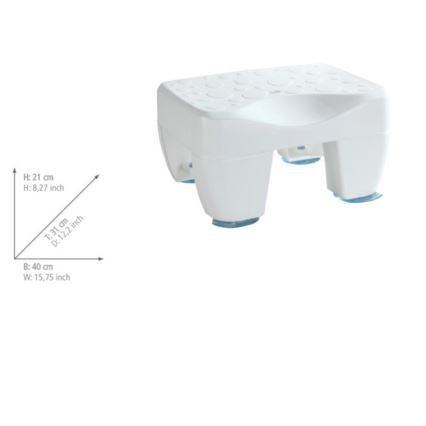 WENKO 73361100 - SECURA-ammejakkara 40x31 cm, valkoinen