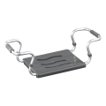 WENKO 73392500 - kylpyhuoneen turvaistuin 26x18 cm hopea/antrasiitti