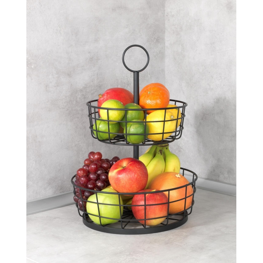 WENKO 88740800 - LOFT-kori 28x39 cm musta