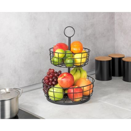 WENKO 88740800 - LOFT-kori 28x39 cm musta