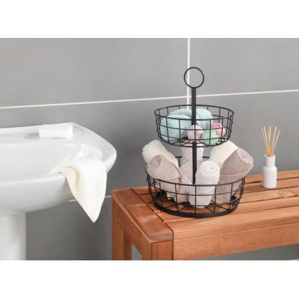 WENKO 88740800 - LOFT-kori 28x39 cm musta