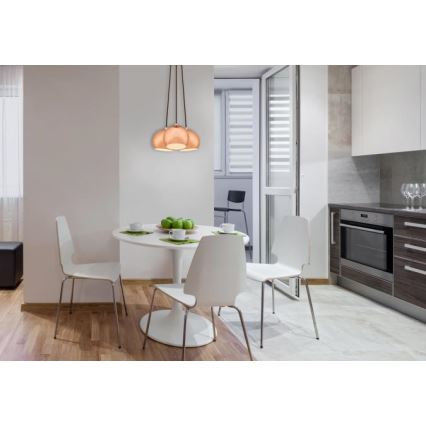 Westinghouse 6102040 - Kattokruunu johdossa CLUSTER 3xE27/60W/230V