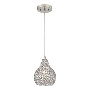 Westinghouse 6103740 - KELCIE-riippuvalaisin kaapelilla 1xE27/60W/230V, Ø 18 cm