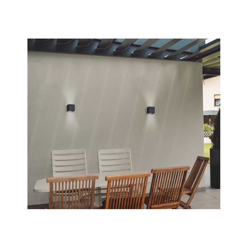 Westinghouse 61149 - LED-ulkoseinävalaisin FREYA 2xLED/4,5W/230V IP44 musta