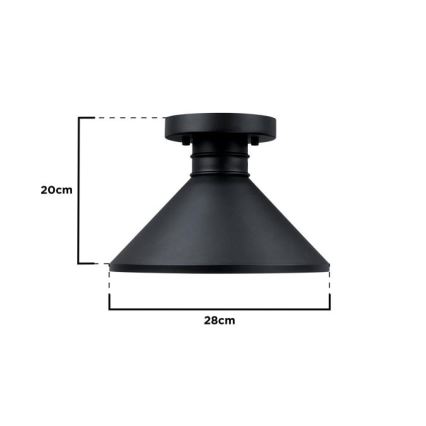 Westinghouse 61238 - Ulkokattovalo WALTER 1xE27/60W/230V IP44