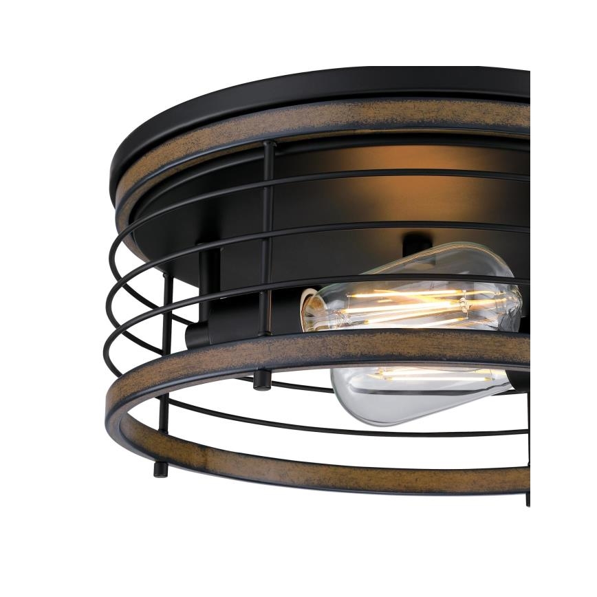 Westinghouse 61250 - Kattovalo ACKTON 2xE27/60W/230V barnwood