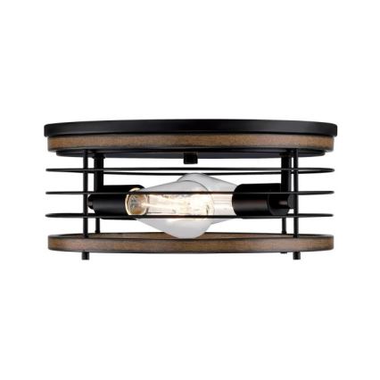 Westinghouse 61250 - Kattovalo ACKTON 2xE27/60W/230V barnwood