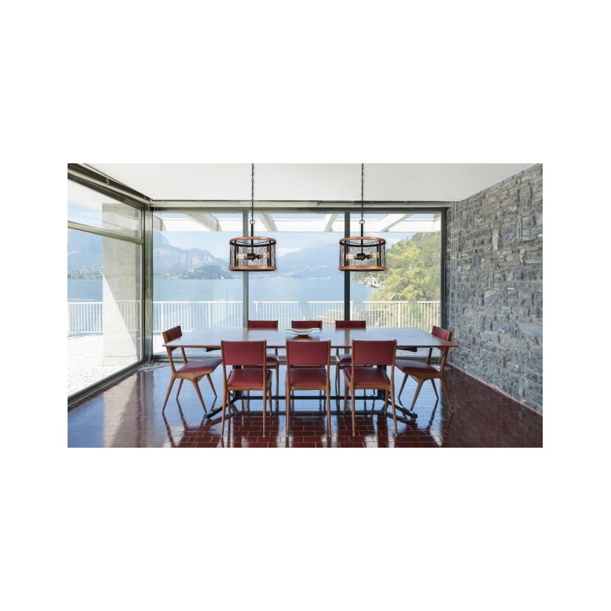 Westinghouse 63327 - Kattokruunu ketjussa EMELIE 3xE27/60W/230V