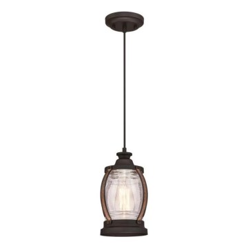 Westinghouse 6361740 - Riippuvalaisin johdolla CANYON 1xE27/60W/230V halkaisija 19 cm