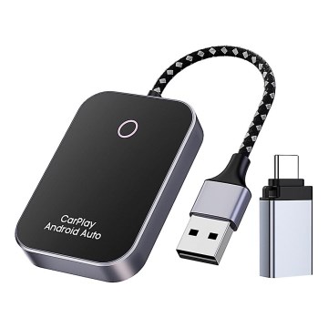 Winner Group-Adapteri GoWireless! langatonta yhteyttä varten CarPlay ja Android Auto