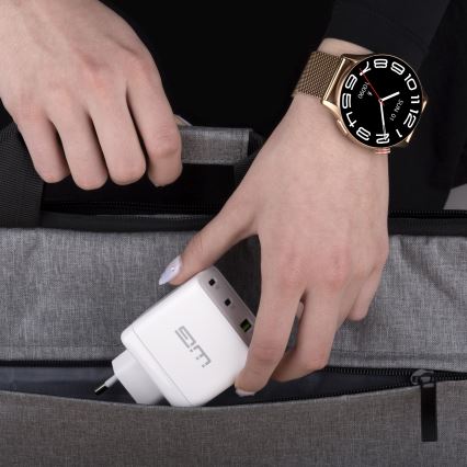 Winner Group - Älyrannekello AirFlex 2 Elegance 280 mAh IP68 kulta