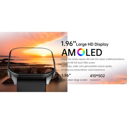 Winner Group - Älykello AirFlexOne 300 mAh IP68 hopea