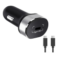 Winner Group - Autolaturi 1xUSB-C Power Delivery 20W + USB-kaapeli USB-C / USB-C 1 m musta