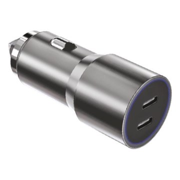 Winner Group - Autolaturi 2xUSB-C Power Delivery 60W hopea