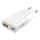Winner Group - GaN-latausadapteri 1 x USB-A + 1 x USB-C, 30 W, valkoinen