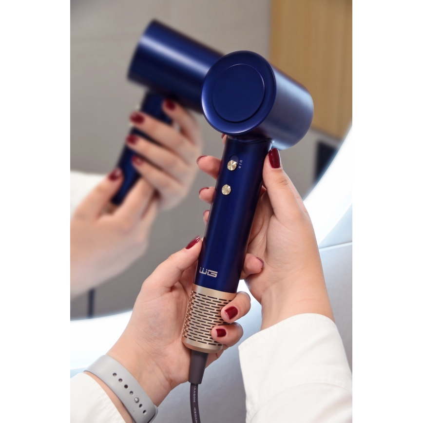 Winner Group - Hiustenkuivain ionisaattorin kanssa Elegance Air 1600W/230V sininen SCHUKO