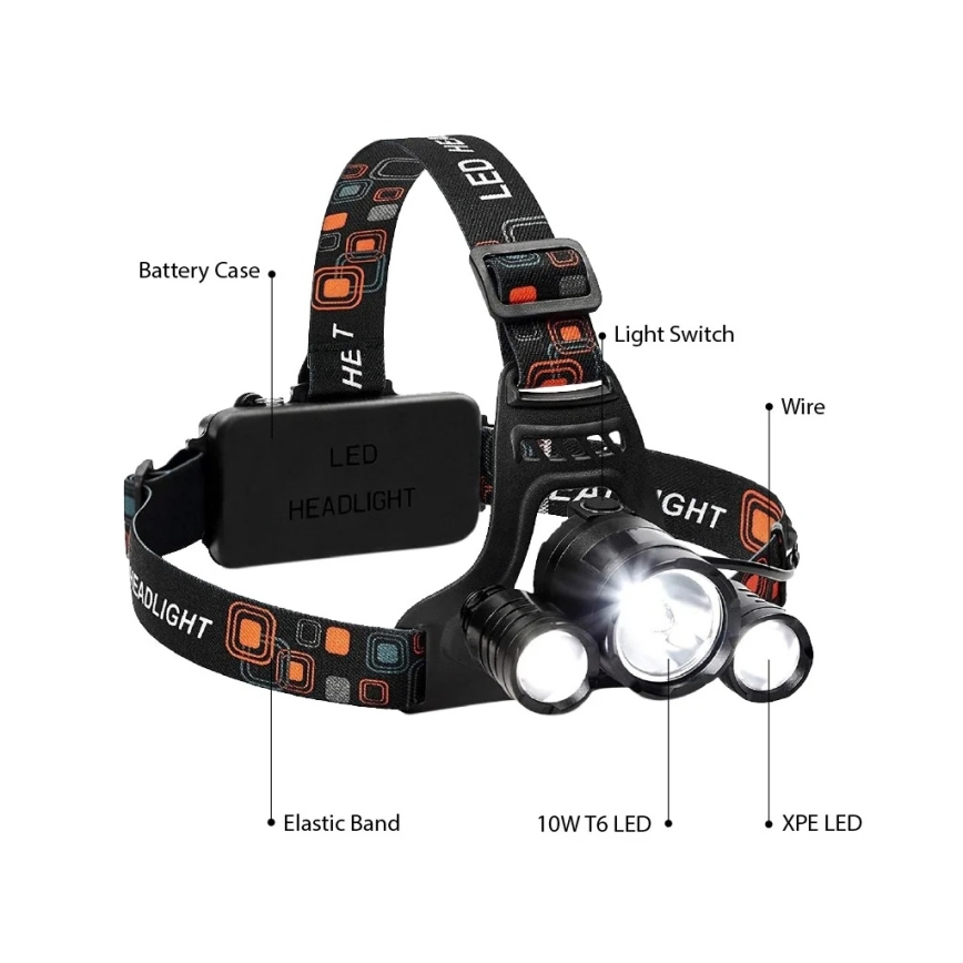 Winner Group - Ladattava LED-otsalamppu 5V IPX4