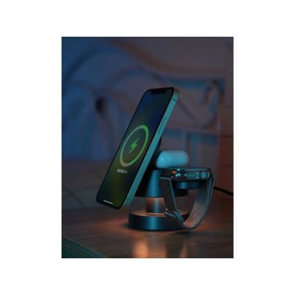 Winner Group - Langaton 4-in-1-latausasema MUSH8OOM 27W antrasiitti