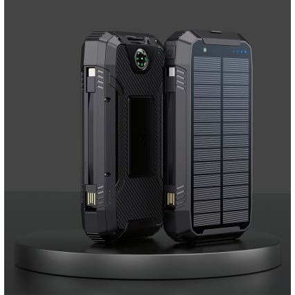 Winner Group - Laturi langattomalla latauksella ja aurinkokennopaneeli 20000 mAh 20W PD