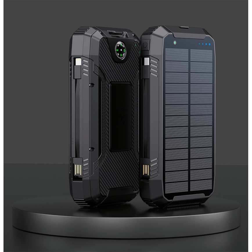 Winner Group - Laturi langattomalla latauksella ja aurinkokennopaneeli 20000 mAh 20W PD