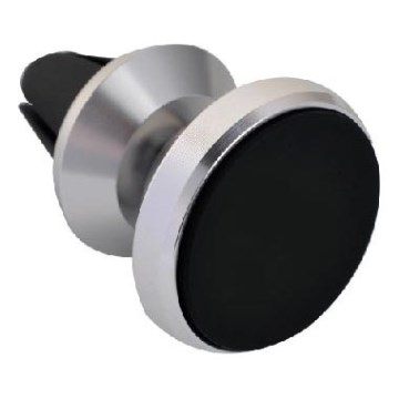 Winner Group - Magneettinen puhelinteline autoon, hopea