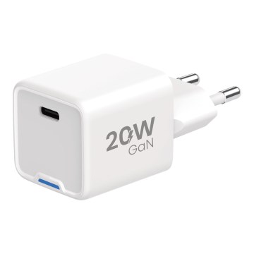 Winner Group - Pikalatausadapteri 1xUSB-C Power Delivery 20W valkoinen