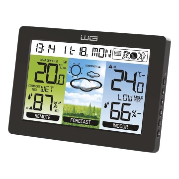 Winner Group - Sääasema LCD-näytöllä ja herätyskellolla 5xAAA