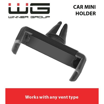 Winner Group - Säädettävä autopuhelinteline, musta