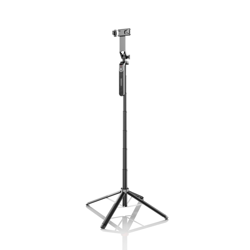 Winner Group - Selfiekeppi 3in1 telineen kanssa 55 mAh 180 cm musta