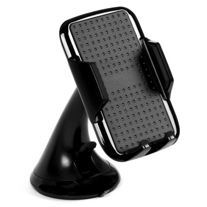 Winner Group - tuulilasiin kiinnittyvä auton puhelinteline, musta