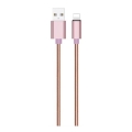 Winner Group - USB-kaapeli Lightning / USB-A 1m vaaleanpunainen