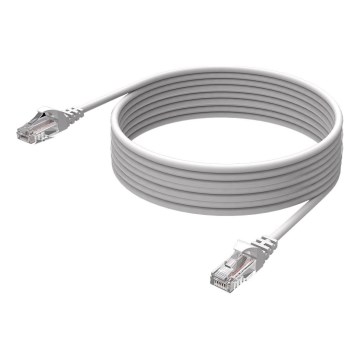 Winner Group - Verkko Ethernet-kaapeli RJ45 / RJ45 CAT-6 5m valkoinen