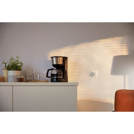 WiZ - Älykäs pistoke F 2300W + powermeter Wi-Fi SCHUKO